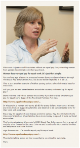 Mary Burke equal pay email