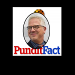 PunditFact logo with Glenn Beck inset
